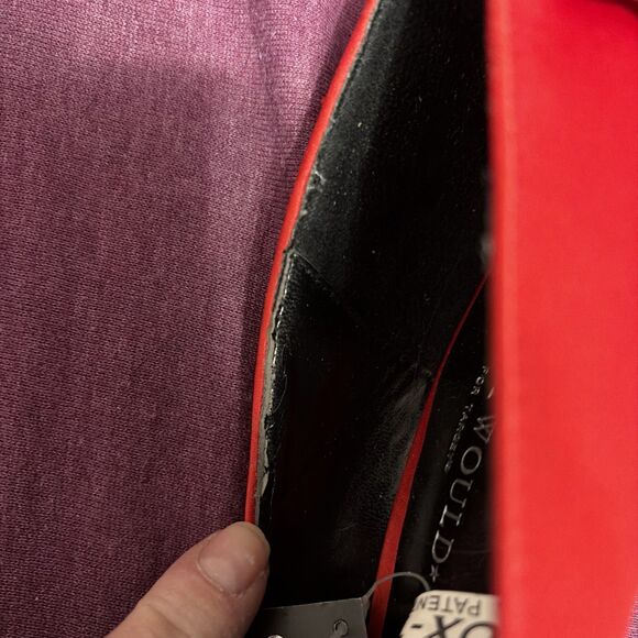 Hollywould For Target Grace Women 8 Red Satin ￼Heels Vintage Y2K Glam Girl Boss - Picture 10 of 10